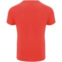 Bahrain sportowa koszulka męska z krótkim rękawem fluor coral (R04072K4)