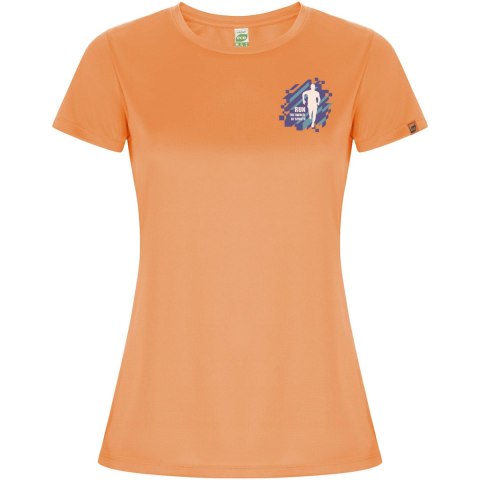 Imola sportowa koszulka damska z krótkim rękawem fluor orange Imola sportowa koszulka damska z krótkim rękawem fluor orange