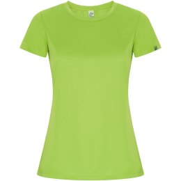 Imola sportowa koszulka damska z krótkim rękawem lime / green lime