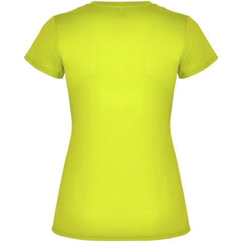 Montecarlo sportowa koszulka damska z krótkim rękawem fluor yellow Montecarlo sportowa koszulka damska z krótkim rękawem fluor yellow