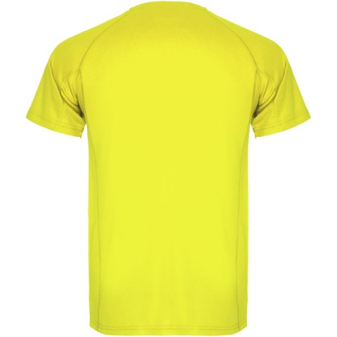 Montecarlo sportowa koszulka dziecięca z krótkim rękawem fluor yellow Montecarlo sportowa koszulka dziecięca z krótkim rękawem fluor yellow