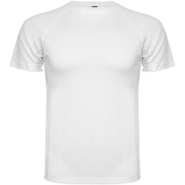 Montecarlo sportowa koszulka męska z krótkim rękawem biały (R04251Z1)