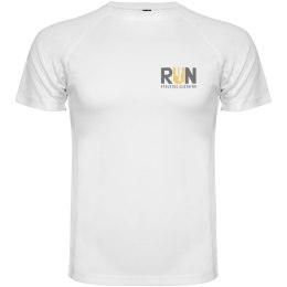 Montecarlo sportowa koszulka męska z krótkim rękawem biały (R04251Z1)