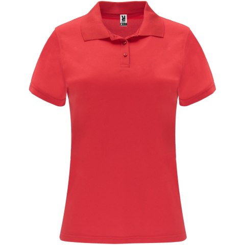 Monzha sportowa koszulka damska polo z krótkim rękawem czerwony Monzha sportowa koszulka damska polo z krótkim rękawem czerwony