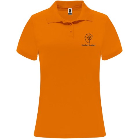 Monzha sportowa koszulka damska polo z krótkim rękawem fluor orange Monzha sportowa koszulka damska polo z krótkim rękawem fluor orange