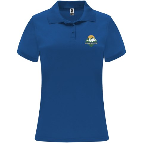Monzha sportowa koszulka damska polo z krótkim rękawem royal Monzha sportowa koszulka damska polo z krótkim rękawem royal