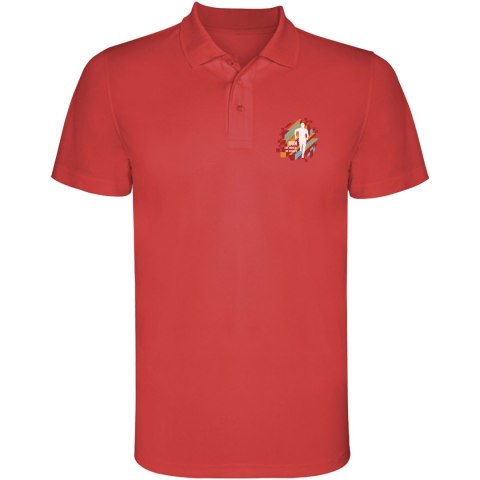 Monzha sportowa koszulka męska polo z krótkim rękawem czerwony Monzha sportowa koszulka męska polo z krótkim rękawem czerwony