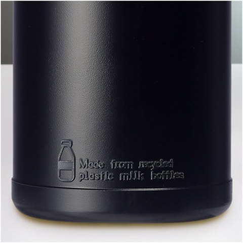 Baseline bidon o pojemności 500 ml z wieczkiem zaciskowym z materiałów z recyklingu biały Baseline bidon o pojemności 500 ml z wieczkiem zaciskowym z materiałów z recyklingu biały
