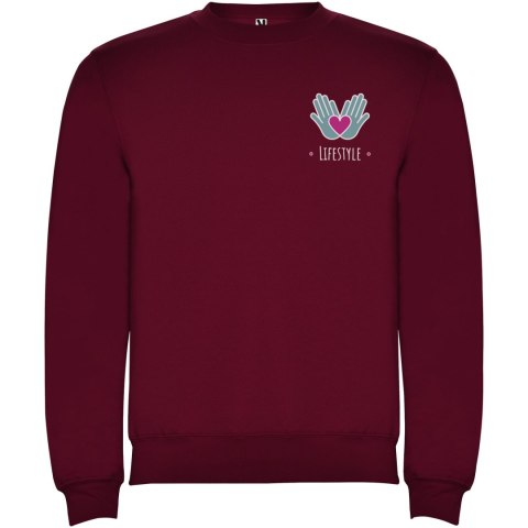 Batian ECO bluza unisex z okrągłym dekoltem garnet Batian ECO bluza unisex z okrągłym dekoltem garnet