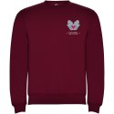 Batian ECO bluza unisex z okrągłym dekoltem garnet