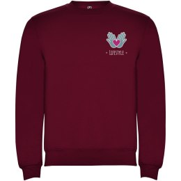 Batian ECO bluza unisex z okrągłym dekoltem garnet