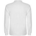 Estrella koszulka męska polo z długim rękawem biały (R66351Z3)
