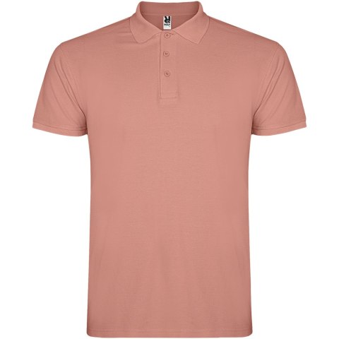 Star koszulka męska polo z krótkim rękawem clay orange