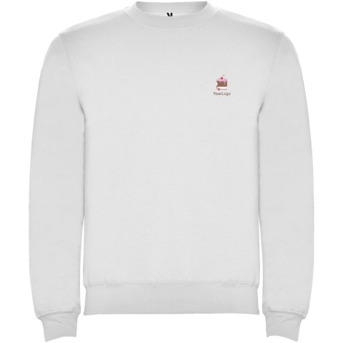 Ulan bluza unisex z zamkiem błyskawicznym na całej długości biały Ulan bluza unisex z zamkiem błyskawicznym na całej długości biały