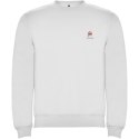 Ulan bluza unisex z zamkiem błyskawicznym na całej długości biały