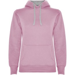 Urban damska bluza z kapturem jasnoróżowy, marl grey