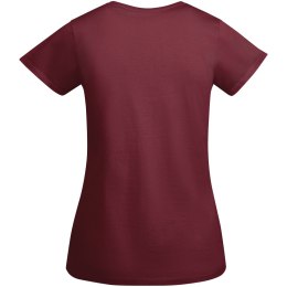 Breda koszulka damska z krótkim rękawem garnet (R66992P2)