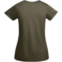 Breda koszulka damska z krótkim rękawem militar green (R66995M1)