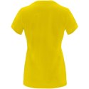 Capri koszulka damska z krótkim rękawem żółty (R66831B1)