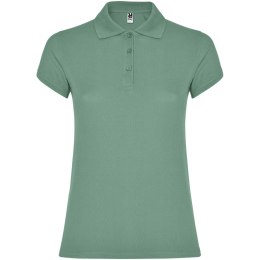 Star koszulka damska polo z krótkim rękawem dark mint (R66343C2)