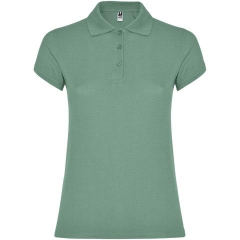 Star koszulka damska polo z krótkim rękawem dark mint (R66343C2)