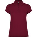 Star koszulka damska polo z krótkim rękawem garnet (R66342P1)