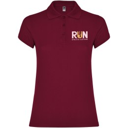 Star koszulka damska polo z krótkim rękawem garnet (R66342P4)