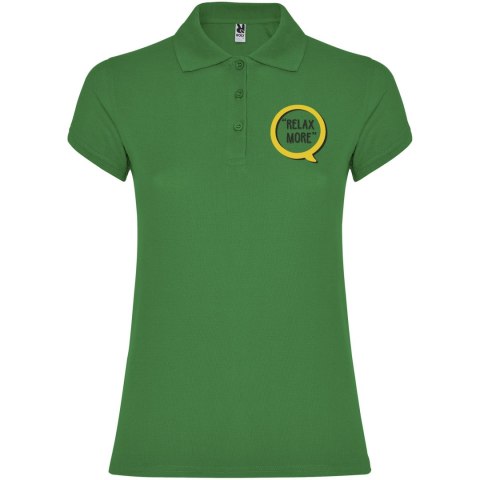 Star koszulka damska polo z krótkim rękawem tropical green Star koszulka damska polo z krótkim rękawem tropical green