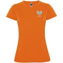 Montecarlo sportowa koszulka damska z krótkim rękawem fluor orange (R04233L2)