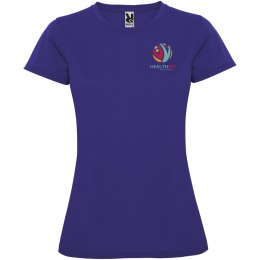 Montecarlo sportowa koszulka damska z krótkim rękawem mauve (R04233E2)