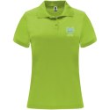 Monzha sportowa koszulka damska polo z krótkim rękawem lime / green lime (R04102X1)