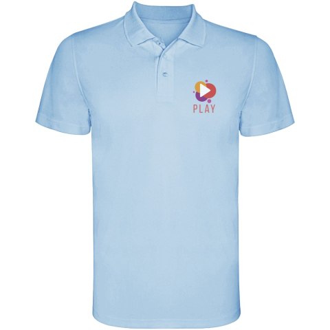 Monzha sportowa koszulka męska polo z krótkim rękawem błękitny Monzha sportowa koszulka męska polo z krótkim rękawem błękitny