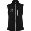 Nevada kamizelka unisex typu softshell czarny Nevada kamizelka unisex typu softshell czarny
