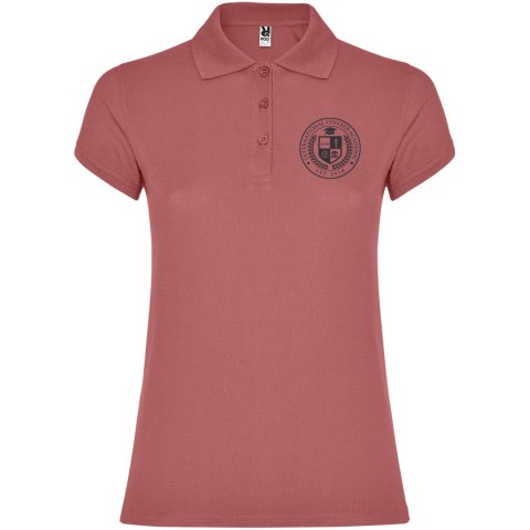 Star koszulka damska polo z krótkim rękawem chrysanthemum red Star koszulka damska polo z krótkim rękawem chrysanthemum red