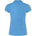 Star koszulka damska polo z krótkim rękawem turkusowy (R66344U1)