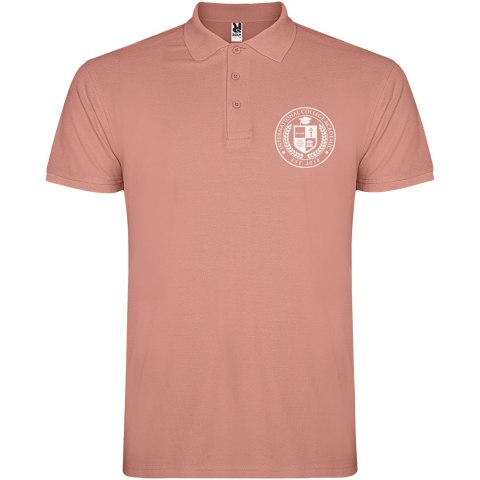 Star koszulka męska polo z krótkim rękawem clay orange Star koszulka męska polo z krótkim rękawem clay orange