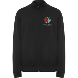 Ulan bluza unisex z zamkiem błyskawicznym na całej długości czarny
