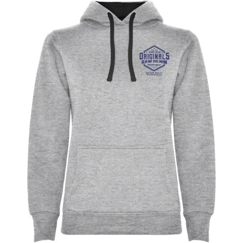 Urban damska bluza z kapturem marl grey / black Urban damska bluza z kapturem marl grey / black