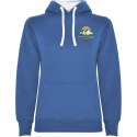 Urban damska bluza z kapturem royal / white