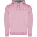 Urban dziecięca bluza z kapturem light pink / marl grey