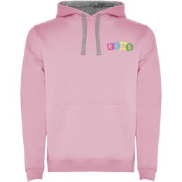 Urban dziecięca bluza z kapturem light pink / marl grey