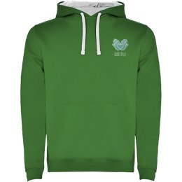 Urban męska bluza z kapturem kelly green / white