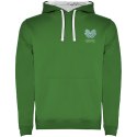 Urban męska bluza z kapturem kelly green / white