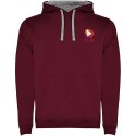 Urban męska bluza z kapturem maroon / marl grey