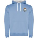 Urban męska bluza z kapturem sky blue / white