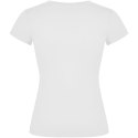 Victoria damska koszulka z krótkim rękawem i dekoltem w serek biały (R66461Z5)