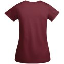 Breda koszulka damska z krótkim rękawem garnet (R66992P3)