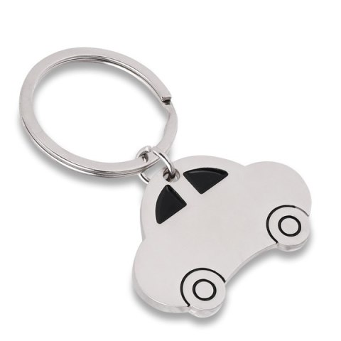 Brelok metalowy Auto, srebrny Brelok metalowy Auto, srebrny