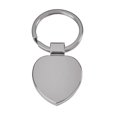 Brelok metalowy Stout Heart, srebrny Brelok metalowy Stout Heart, srebrny