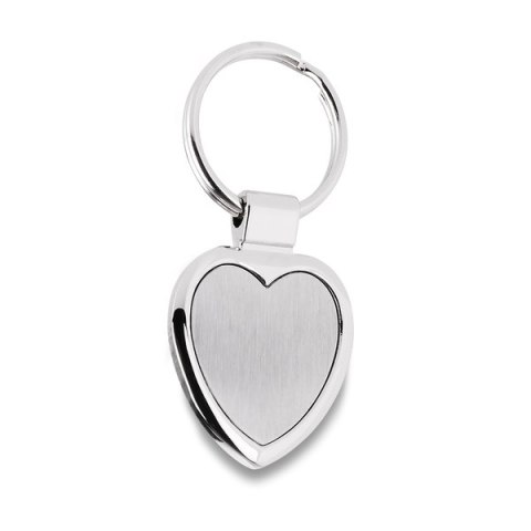 Brelok metalowy Stout Heart, srebrny Brelok metalowy Stout Heart, srebrny